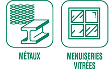 metaux vitres