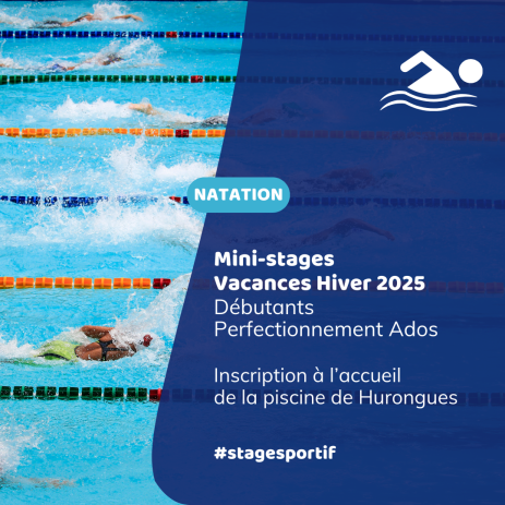 stages natation hiver 2025